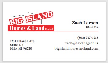 Big Island Home and Land